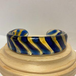 Glass Cuff Bracelet